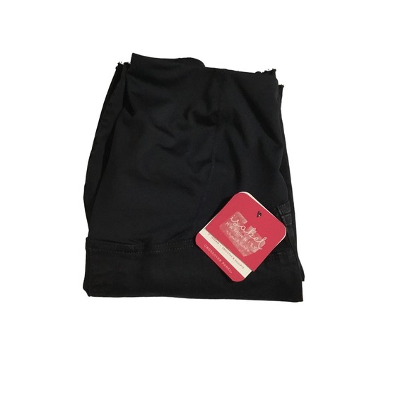 Isabel Maternity Bermuda Shorts Size 12 NWT Black - Picture 1 of 6